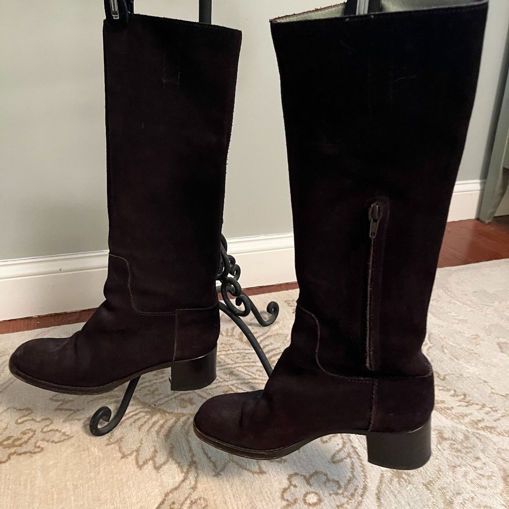 Sigerson Morrison dark brown suede boots